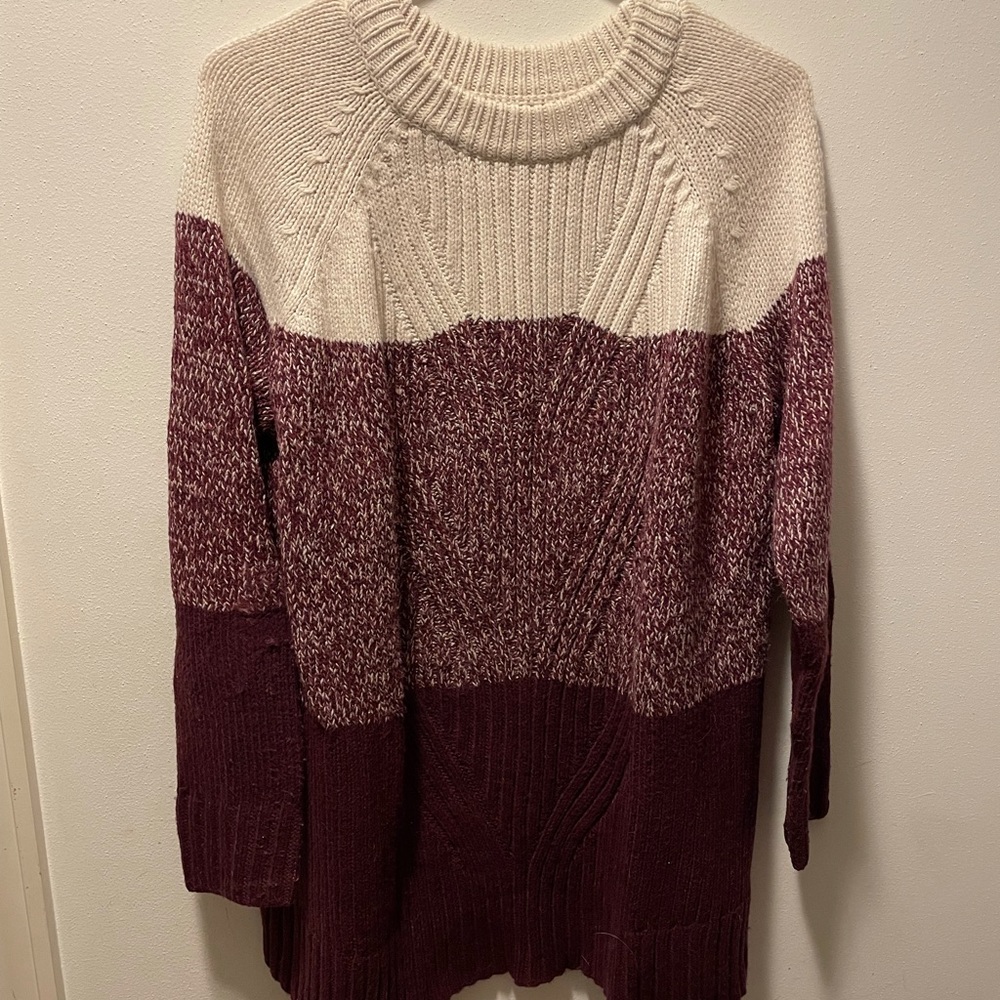Isabel Maternity Color Block Sweater Size L